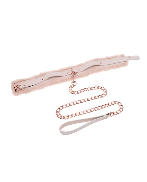 Sportsheets Sex Mischief Peaches n CreaMe Fur Collar Leash Couples