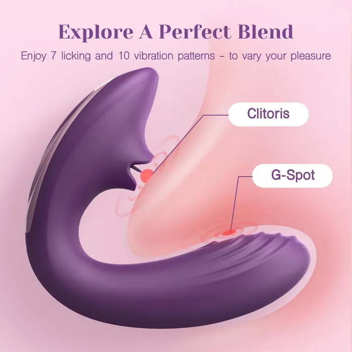 Tracys Dog Female Sex Toys Juicy Clitoral Licking Vibrator