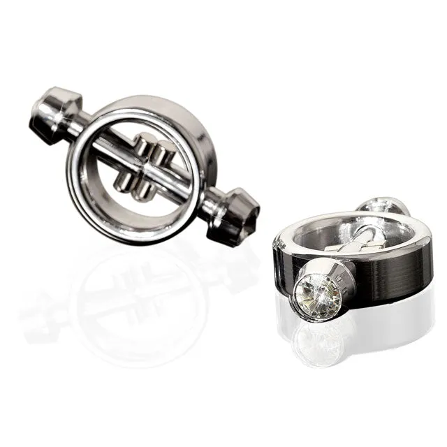 Couples Pipedream Metal Worx Magnetic Nipple Clamps