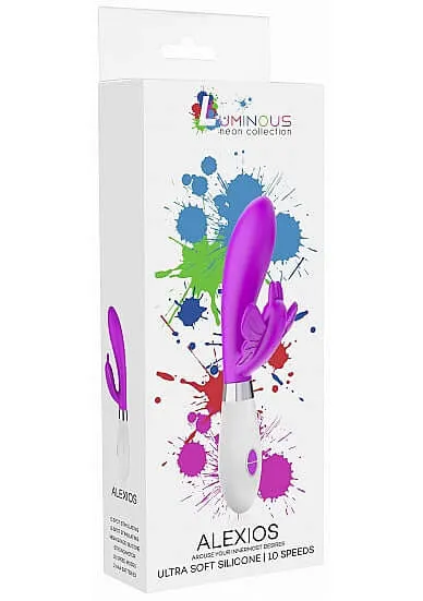 Alexios Butterfly and GSpot Vibrator Fuchsia Pink SHOTS AMERICA Vibrators