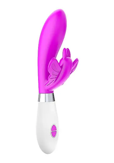 Alexios Butterfly and GSpot Vibrator Fuchsia Pink SHOTS AMERICA Vibrators