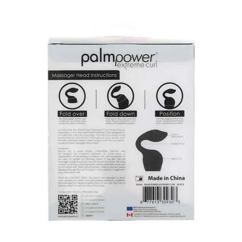 Anal BMS Enterprises Palm Power Extreme Curl Pleasure Cap Black