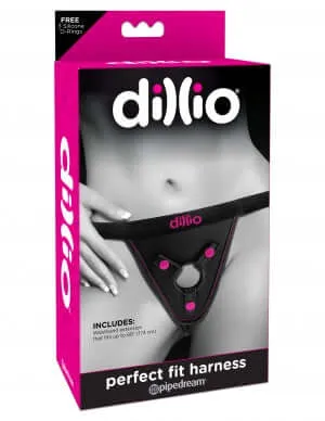 Anal Dillio Perfect Fit Harness Black Pipedream Products