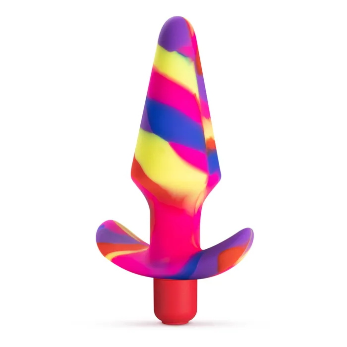 Avant By Blush Free Spirit Scarlet Artisan 5 Inch Vibrating Stayput Butt Plug Elegantly Made with Smooth Ultrasilk Purio Silicone Blush Anal