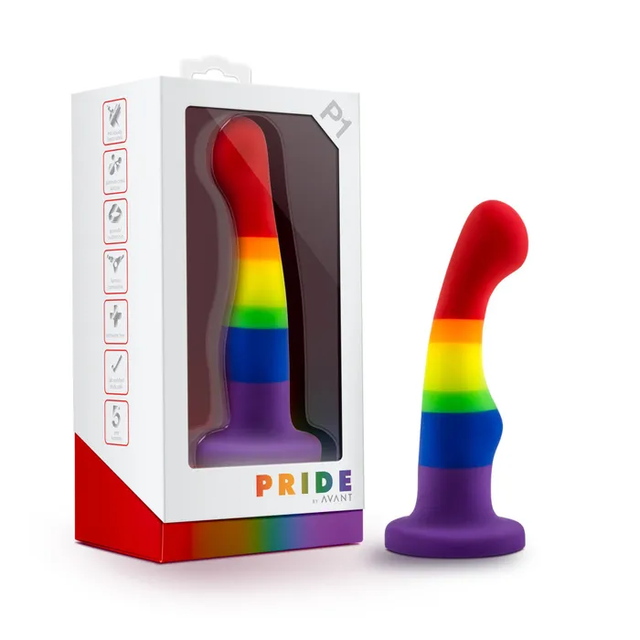Avant By Blush Pride Freedom P1 Artisan 6 Inch Curved GSpot Dildo with Suction Cup Base Elegantly Made with Smooth UltraSilk Purio Silicone Blush Dildos Avant By Blush Pride Freedom P1 Artisan 6 Inch Curved GSpot Dildo with Suction Cup Base Elegantly Made with Smooth UltraSilk Purio Silicone Blush Dildos