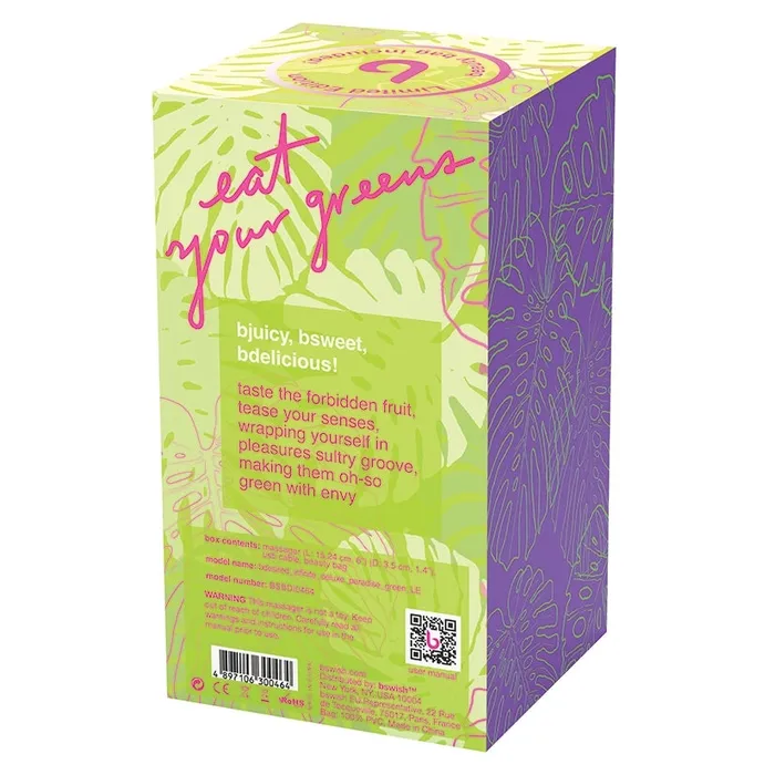 B Swish Bdesired Infinite Deluxe LEParadise Green B SWISH Vibrators