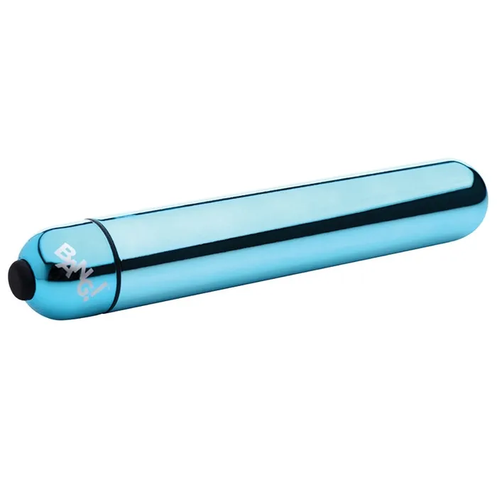 Bang Vibrating Metallic XL BulletBlue XR Brands Vibrators
