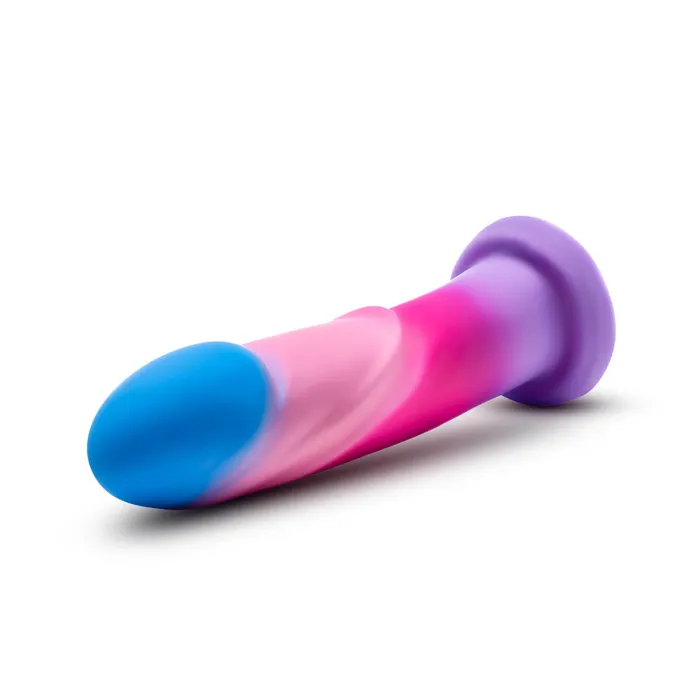 Blush Dildos Avant By Blush Borealis Dreams Artisan 775 Inch Dildo Crafted With Purio Liquid Silicone Wrapped In UltraSilk Cotton Candy