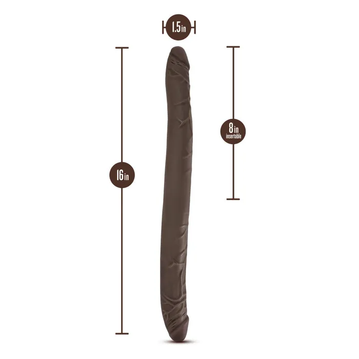 Blush Dildos Dr Skin By Blush Chocolate 16Inch Long Dildo