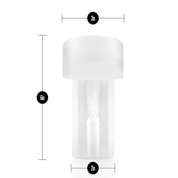 Blush Male Sex Toys Performance By Blush Stroker Sleeve Clear Pump
