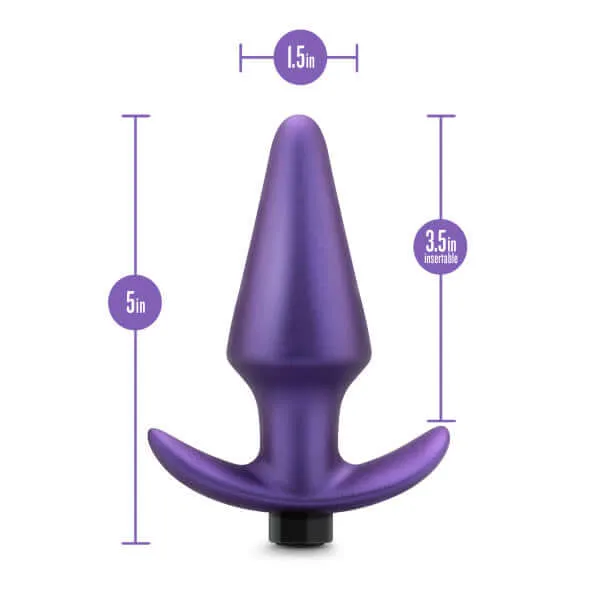Blush Novelties Anal Anal Adventures Matrix Plug Discover Sensational Anal Pleasure with Interstellar Astor Violet Butt Plug