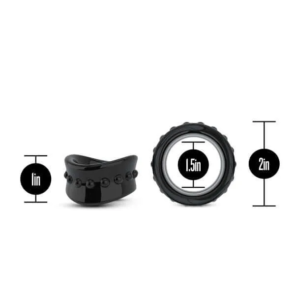 Blush Novelties Stay Hard Beef Ball Stretcher 15Inch Diameter BodySafe Ball Stretcher Male Sex Toys