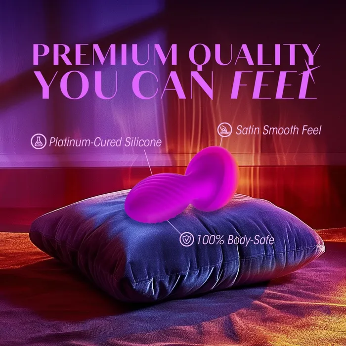 Blush Oh My Gem By Blush Charm 45 Inch Vibrating Anal Plug Massager With Stayput Design Amethyst Gem Base In Purple Anal