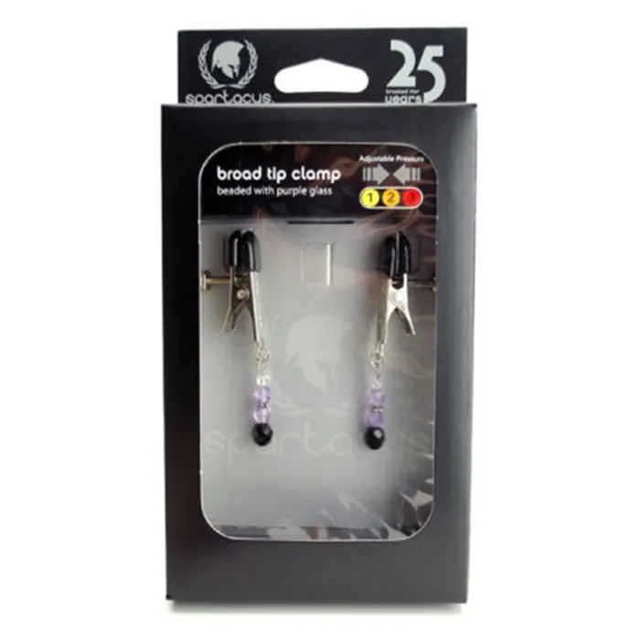 Broad Tip Clamps with Glass Beads As You Like It OR Male Sex Toys