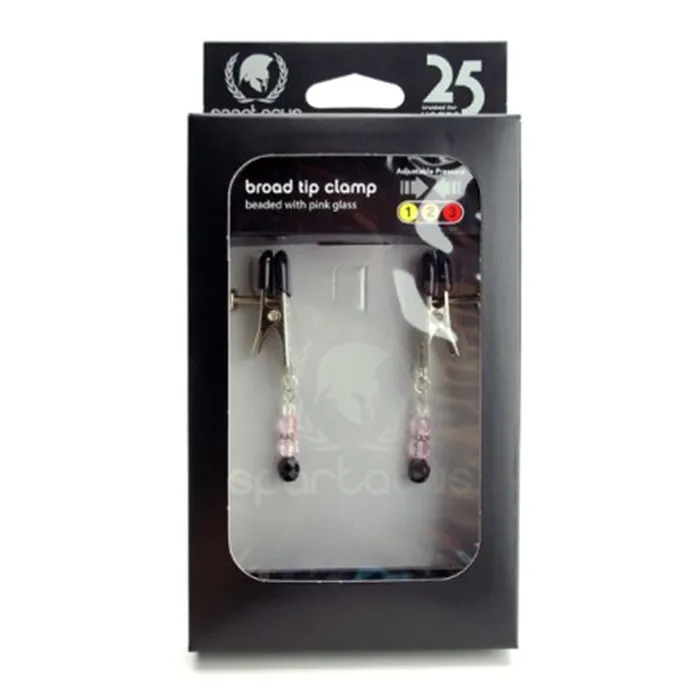 Broad Tip Clamps with Glass Beads As You Like It OR Male Sex Toys
