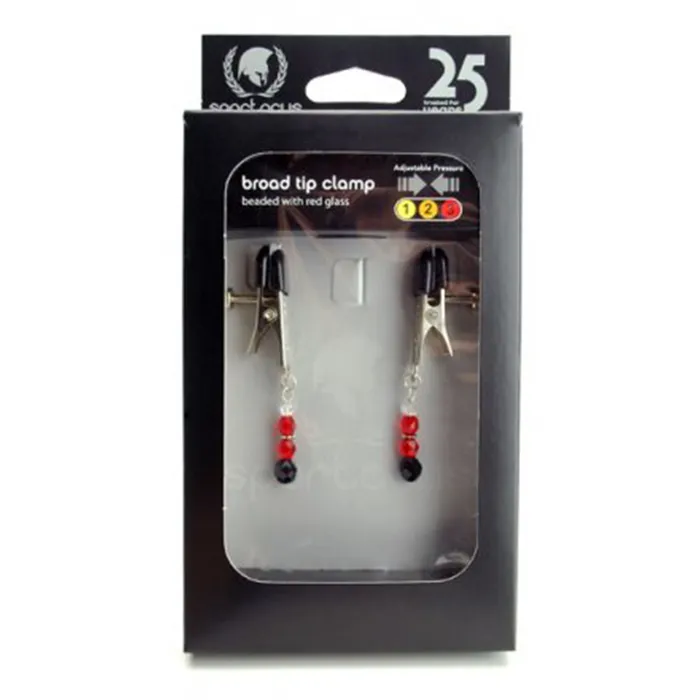 Broad Tip Clamps with Glass Beads As You Like It OR Male Sex Toys