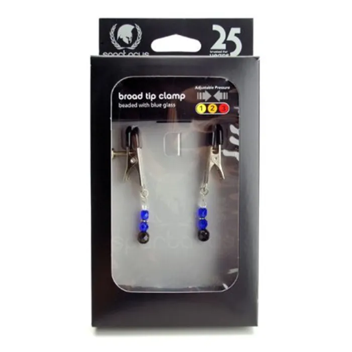 Broad Tip Clamps with Glass Beads As You Like It OR Male Sex Toys