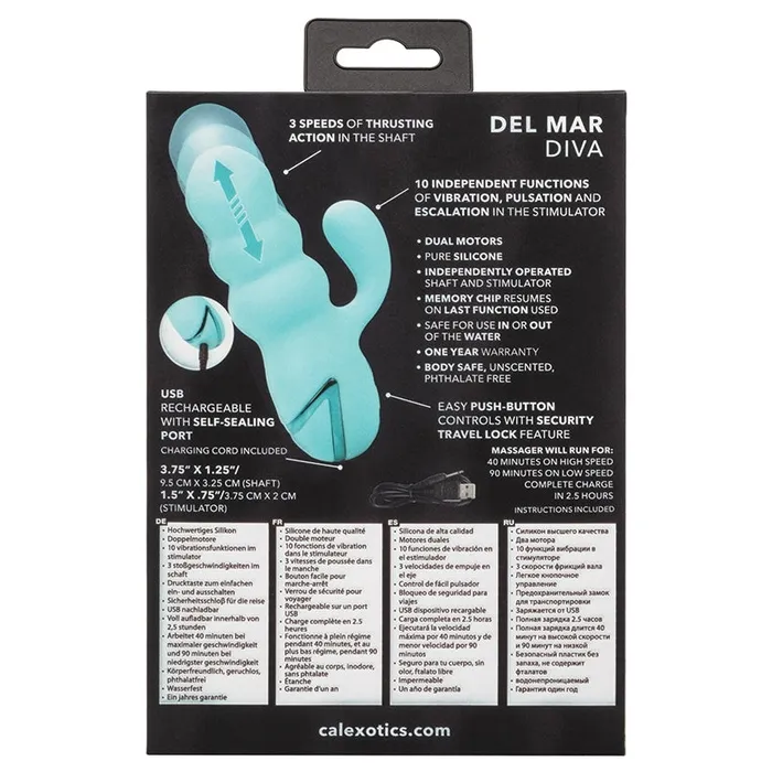 CAL EXOTICS California Dreaming Del Mar Diva Vibrators