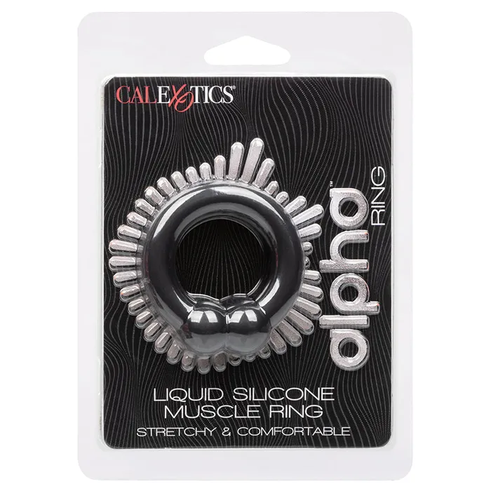CAL EXOTICS Male Sex Toys Alpha Liquid Silicone Muscle Ring
