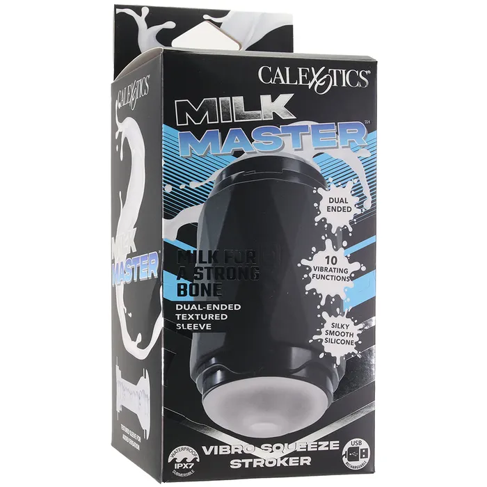 CalExotics Male Sex Toys Milk Master Vibro Squeeze Stroker