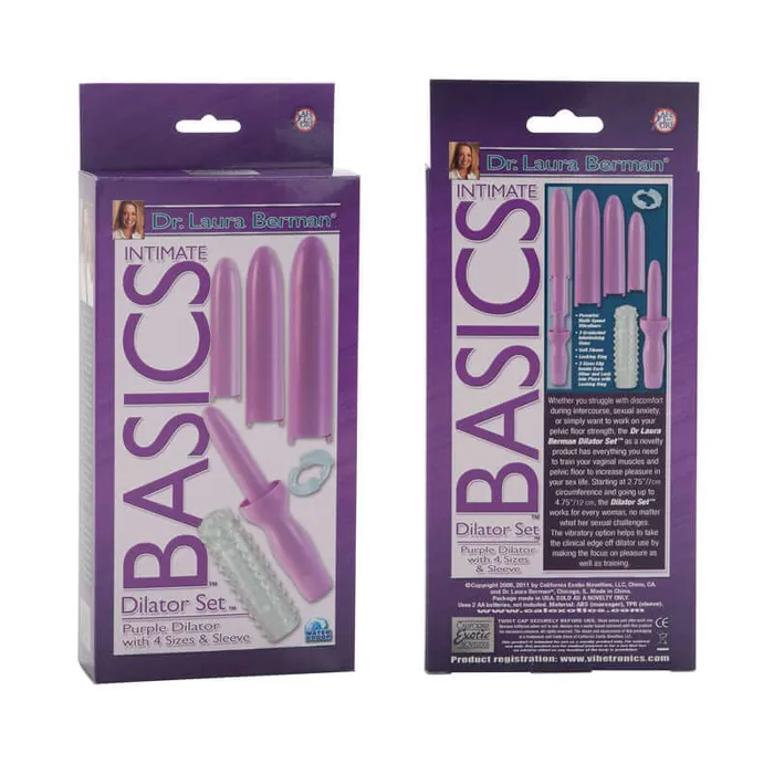California Exotic Novelties Anal Dr Laura Berman Intimate Basics Dilator Set