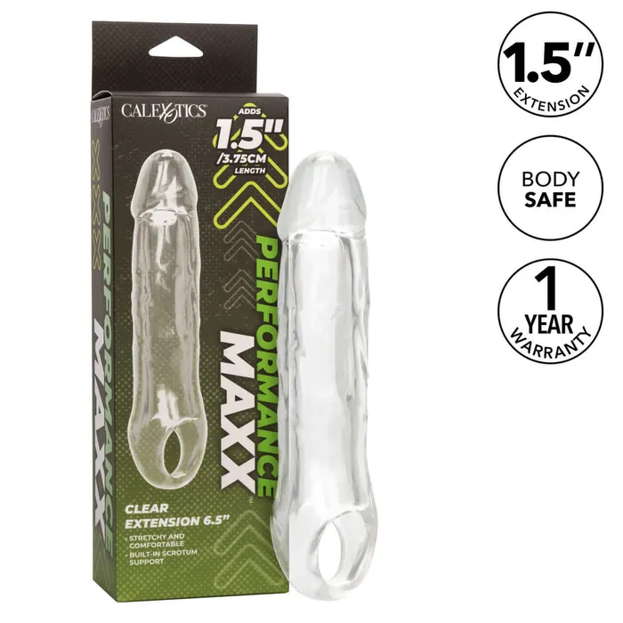 California Exotic Novelties Anal Performance Maxx Clear Extension 65 by California Exotic Novelties Elevate Your Pleasure
