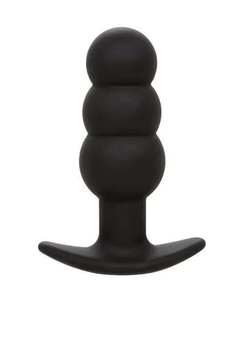 California Exotic Novelties Anal Rock Bottom Beaded Probe 10 Functions BodySafe Silicone USB Rechargeable