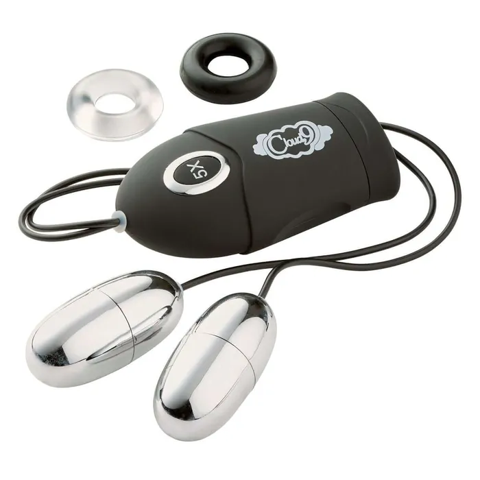 Cloud 9 Novelties Dual Egg Vibrator Black Vibrators