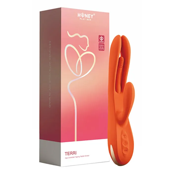 Couples Honey Play Box Terri App Controlled Tapping Rabbit Orange HONEY PLAY BOX Couples Honey Play Box Terri App Controlled Tapping Rabbit Orange HONEY PLAY BOX