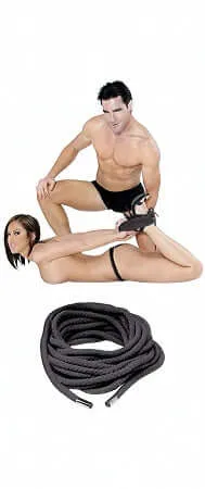 Couples Pipedream Products Fetish Fantasy Series Japanese Silk Rope Black
