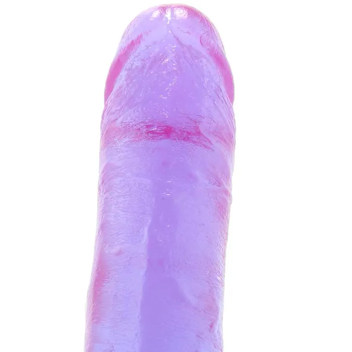 Crystal Jellies 8 Inch Realistic Cock with Balls in Purple Doc Johnson Dildos Crystal Jellies 8 Inch Realistic Cock with Balls in Purple Doc Johnson Dildos