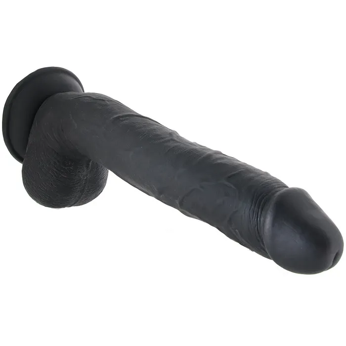 Dildos XR Brands Master Cock Long Logan 10 Inch Ballsy Dildo in Black Dildos XR Brands Master Cock Long Logan 10 Inch Ballsy Dildo in Black