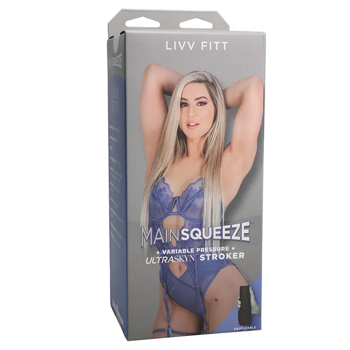 DOC JOHNSON Male Sex Toys Main Squeeze Livv Fitt ULTRASKYN Stroker PussyVanilla