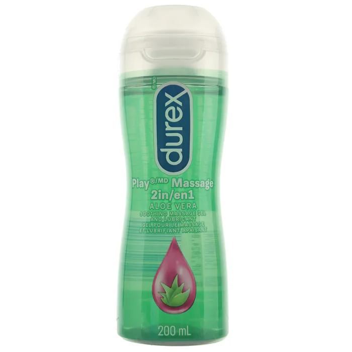 Durex Play 2 in 1 Aloe Vera Massage Gel Lubricant in 676oz200 Couples
