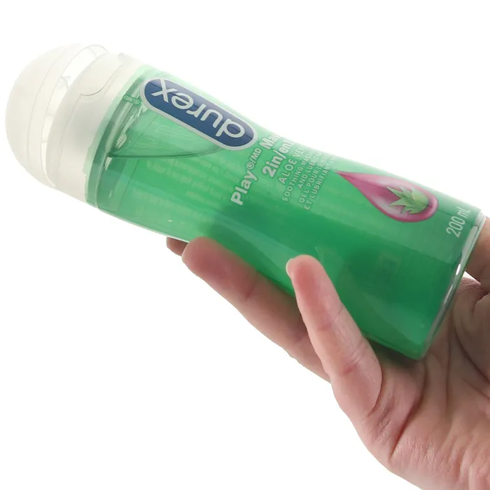 Durex Play 2 in 1 Aloe Vera Massage Gel Lubricant in 676oz200 Couples Durex Play 2 in 1 Aloe Vera Massage Gel Lubricant in 676oz200 Couples