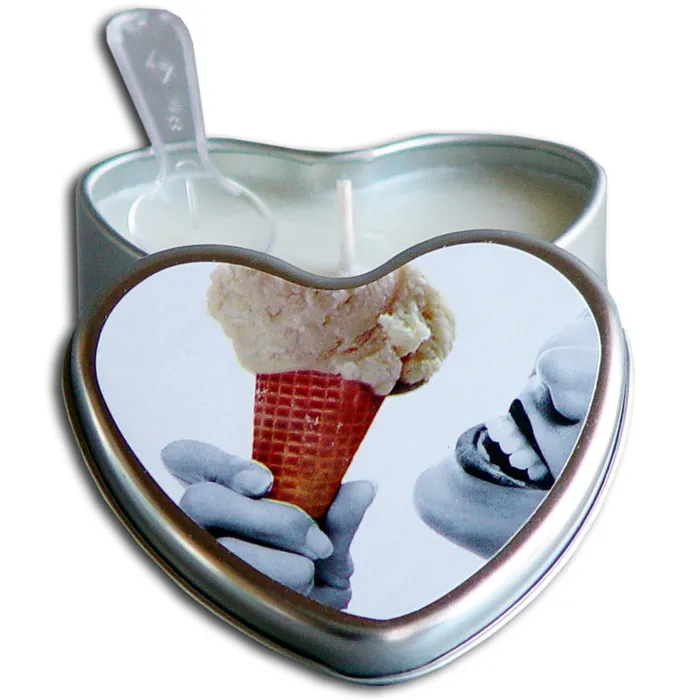 Earthly Body 4in1 Edible Heart CandleVanilla 4oz EARTHLY BODY Female Sex Toys Earthly Body 4in1 Edible Heart CandleVanilla 4oz EARTHLY BODY Female Sex Toys
