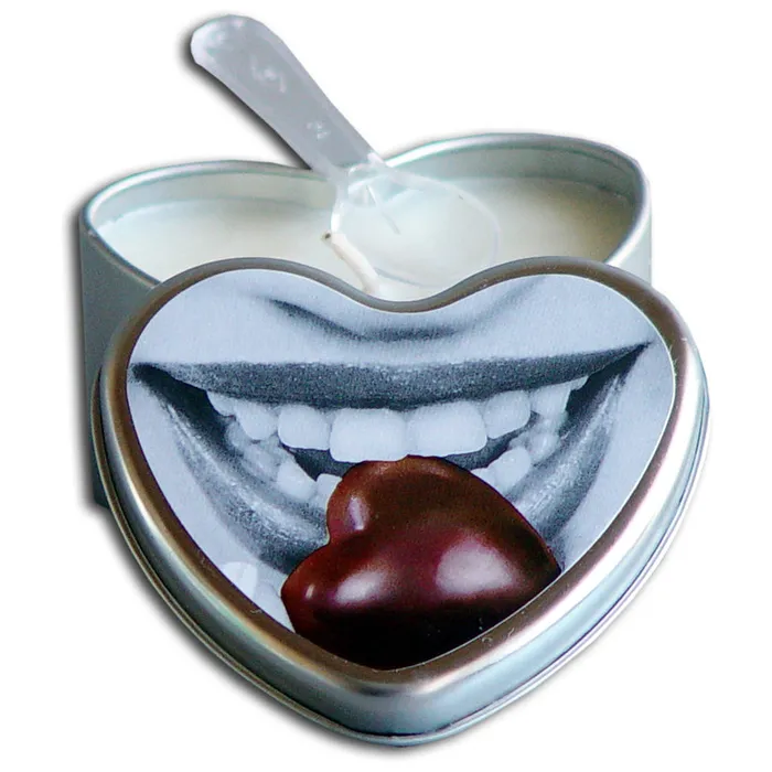 EARTHLY BODY Female Sex Toys Earthly Body 4in1 Edible Heart CandleChocolate 4oz EARTHLY BODY Female Sex Toys Earthly Body 4in1 Edible Heart CandleChocolate 4oz