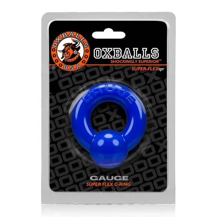 Experience the Pleasure of Gauged Jewelry with Gauge Cock Ring OXBALLS Male Sex Toys