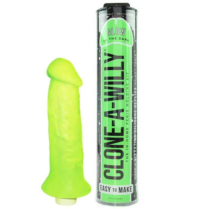 Female Sex Toys CloneAWilly Vibrator Kit in Glow in the Dark Empire Labs