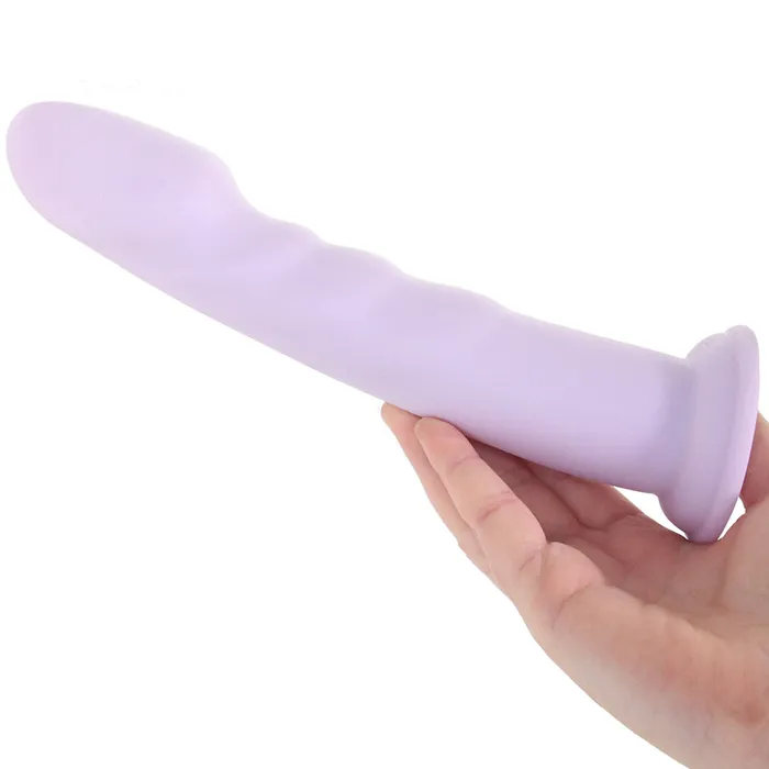 Female Sex Toys Dillio Platinum Super Eight Dildo in Lavender Pipedream