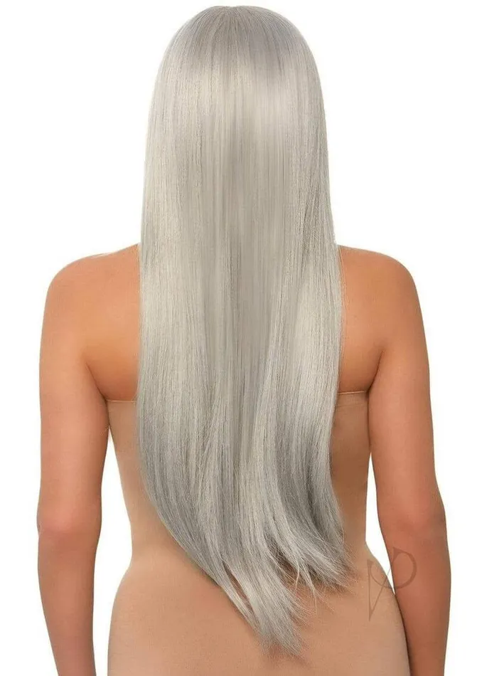 Female Sex Toys Leg Avenue Inc Long Straight 33 Cntr Part Wig Os Gry