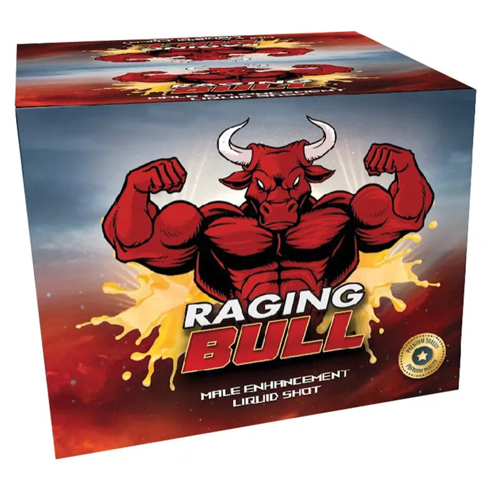 Female Sex Toys Raging Bull Liquid Shot Display of 12 COUSINS GROUP