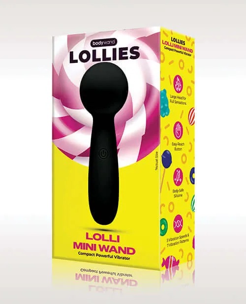 Female Sex Toys XGen Products Bodywand Mini Lolli Black Compact Ergonomic USB Rechargeable Vibrator by XGen Female Sex Toys XGen Products Bodywand Mini Lolli Black Compact Ergonomic USB Rechargeable Vibrator by XGen