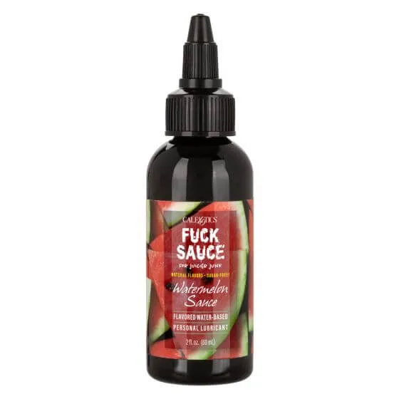Fuck Sauce Watermelon Flavored WaterBased Lubricant 2 Oz Edible Warming Effect California Exotic Novelties Lubricants Fuck Sauce Watermelon Flavored WaterBased Lubricant 2 Oz Edible Warming Effect California Exotic Novelties Lubricants
