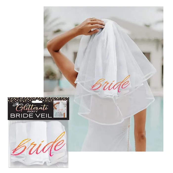 Glitterati Bride Veil Little Genie Vibrators