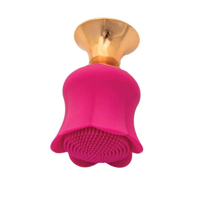 Goddess Diamond Blooming Massager Fuchsia Luxurious 7Function FlowerStyle Vibrator Nasstoys Vibrators