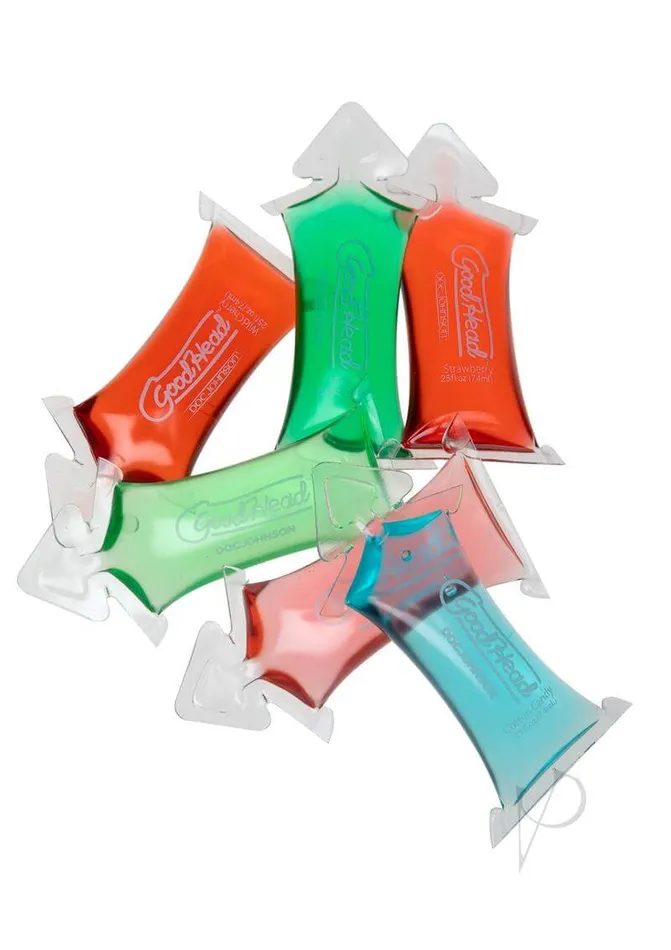GoodHead Pillow 6Pack Edible Blow Job Enhancer Assortment Doc Johnson Enterprises Vibrators