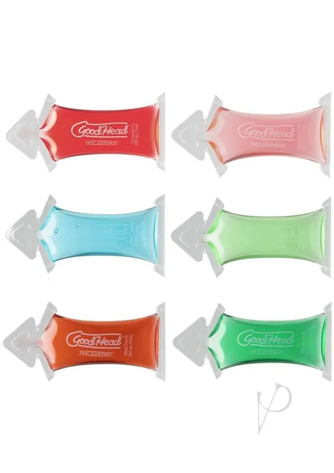 GoodHead Pillow 6Pack Edible Blow Job Enhancer Assortment Doc Johnson Enterprises Vibrators