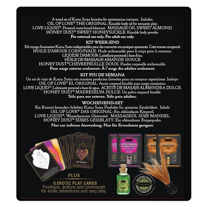 KAMA SUTRA Male Sex Toys Kama Sutra The Weekender KitOriginal Extended Manufacturer Backorder
