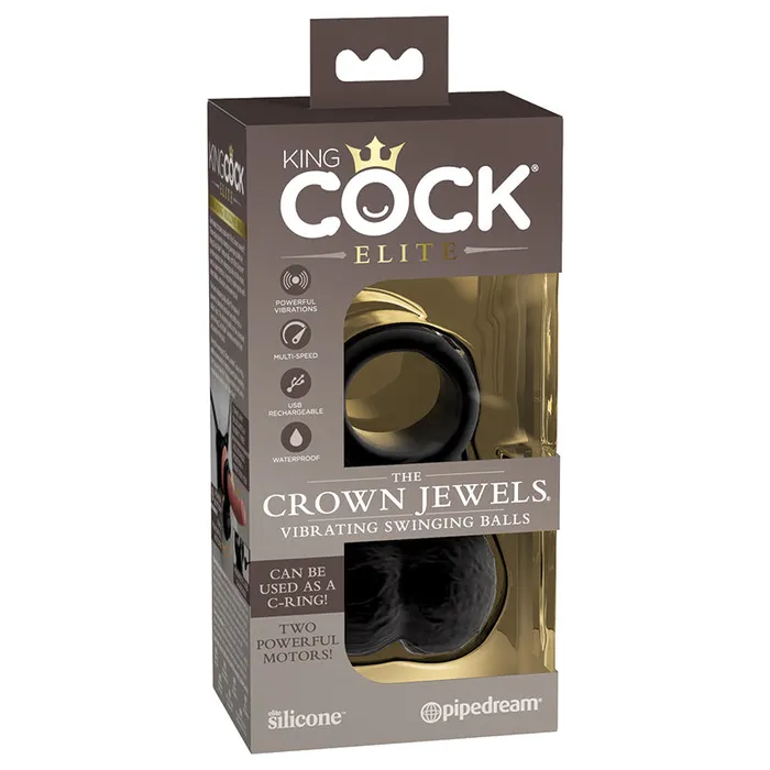 King Cock Elite The Crown JewelsVibrating Pipedream Female Sex Toys